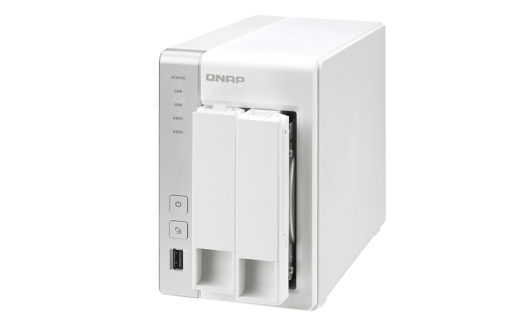 QNAP TS-220 4TB Tower Marvell 0.512 GB DDR3 QNAP Turbo System White
