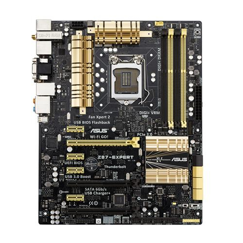 ASUS Z87-Expert Intel® Z87 LGA 1150 (Socket H3) ATX