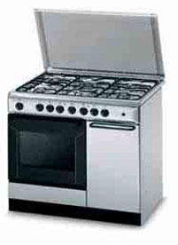 Indesit K9F71SB(X)/I cooker Freestanding cooker Electric Gas Stainless steel