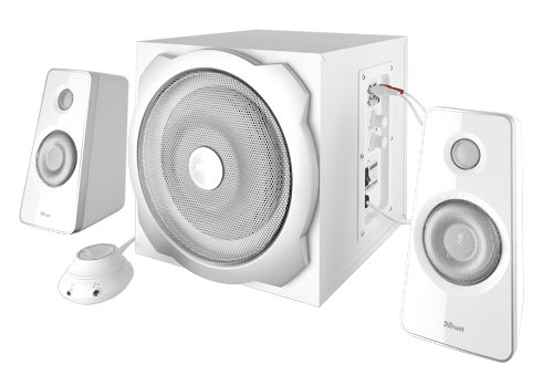 Trust Tytan 2.1 speaker set 60 W PC White 2.1 channels image 6