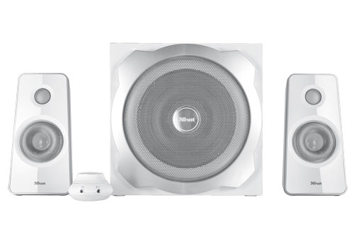 Trust Tytan 2.1 speaker set 60 W PC White 2.1 channels image 2