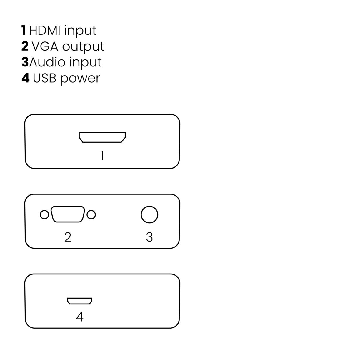 Marmitek Connect HV15 - HDMI to VGA adapter – image 5