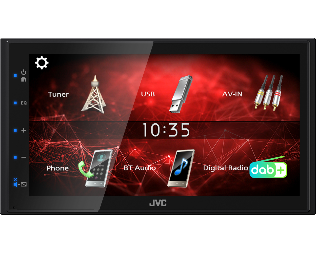 JVC KW-M27DBT car media receiver Black – image 3