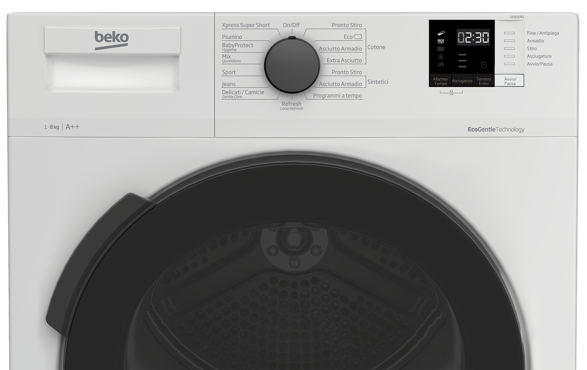 Beko UD832RS tumble dryer Freestanding Front-load – image 3