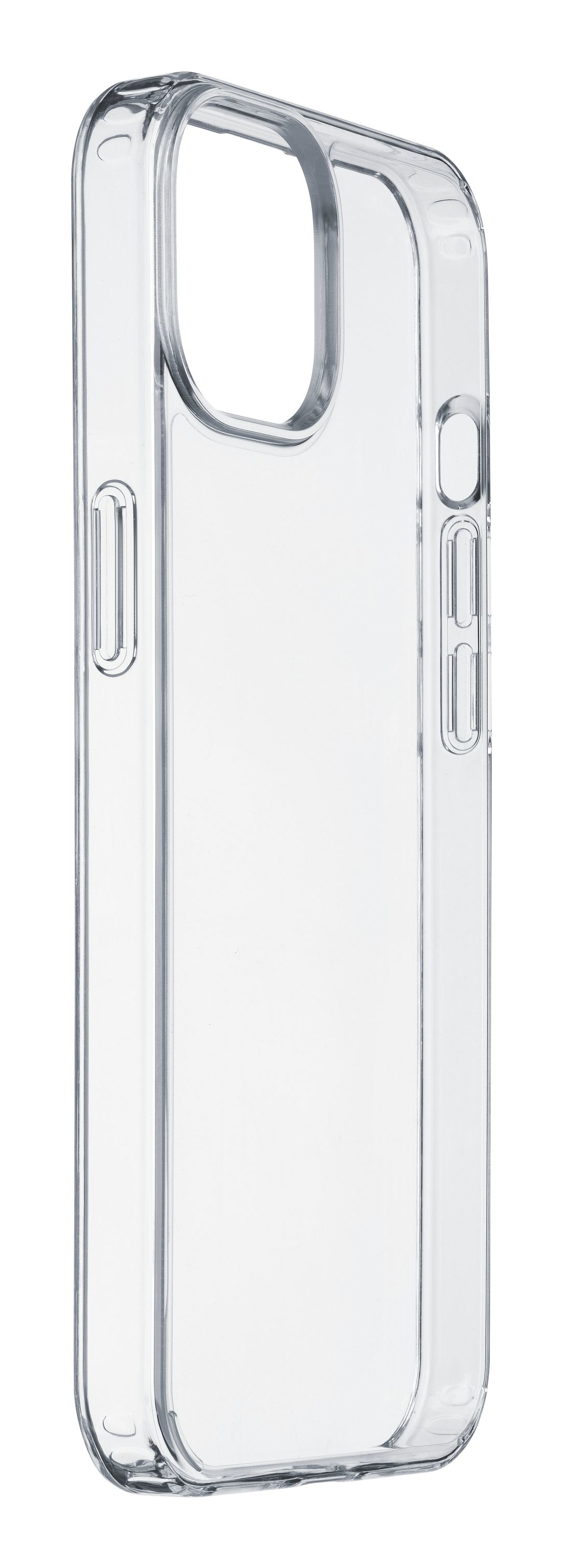 Cellularline Clear Strong - iPhone 14 Custodia rigida con bordi in gomma - con tecnologia antibatterica integrata