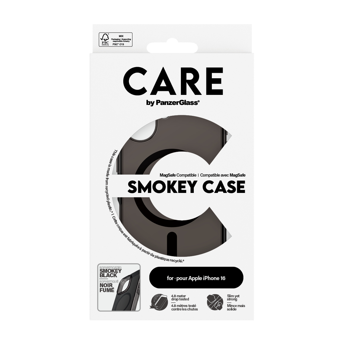 PanzerGlass CARE by PanzerGlass® Flagship Case Smokey Urban Combat w. Black MagSafe iPhone 16 – image 3