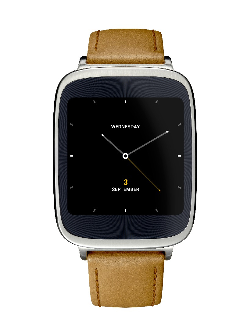 ASUS ZenWatch 4.14 cm (1.63") AMOLED 40 mm Digital 320 x 320 pixels Touchscreen Black, Brown, Stainless steel