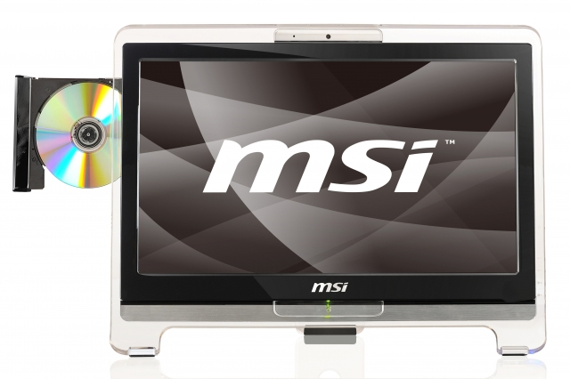MSI Wind Top AE1921-404XEE All-in-One PC/workstation Intel Atom® D525 47 cm (18.5") 1366 x 768 pixels Touchscreen 2 GB DDR3-SDRAM 320 GB HDD Wi-Fi 4 (802.11n) Black