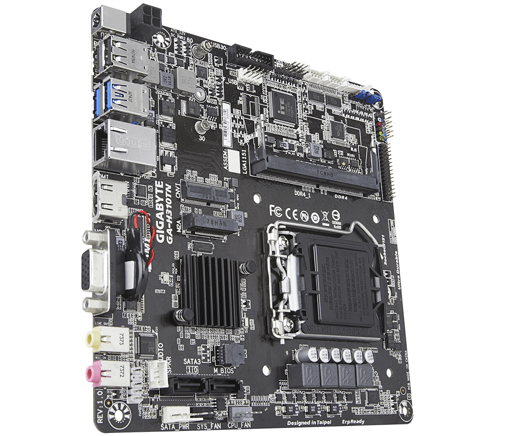 GIGABYTE GA-H310TN Intel® H310 LGA 1151 (Socket H4) mini ITX – image 2