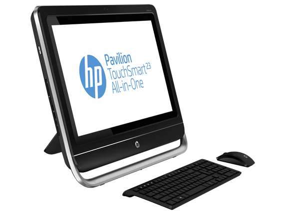 HP Pavilion TouchSmart 23-f204a AMD A4 A4-5300 58.4 cm (23″) 1920 x 1080 pixels Touchscreen All-in-One PC 4 GB DDR3-SDRAM 1 TB HDD Windows 8 Black image 2