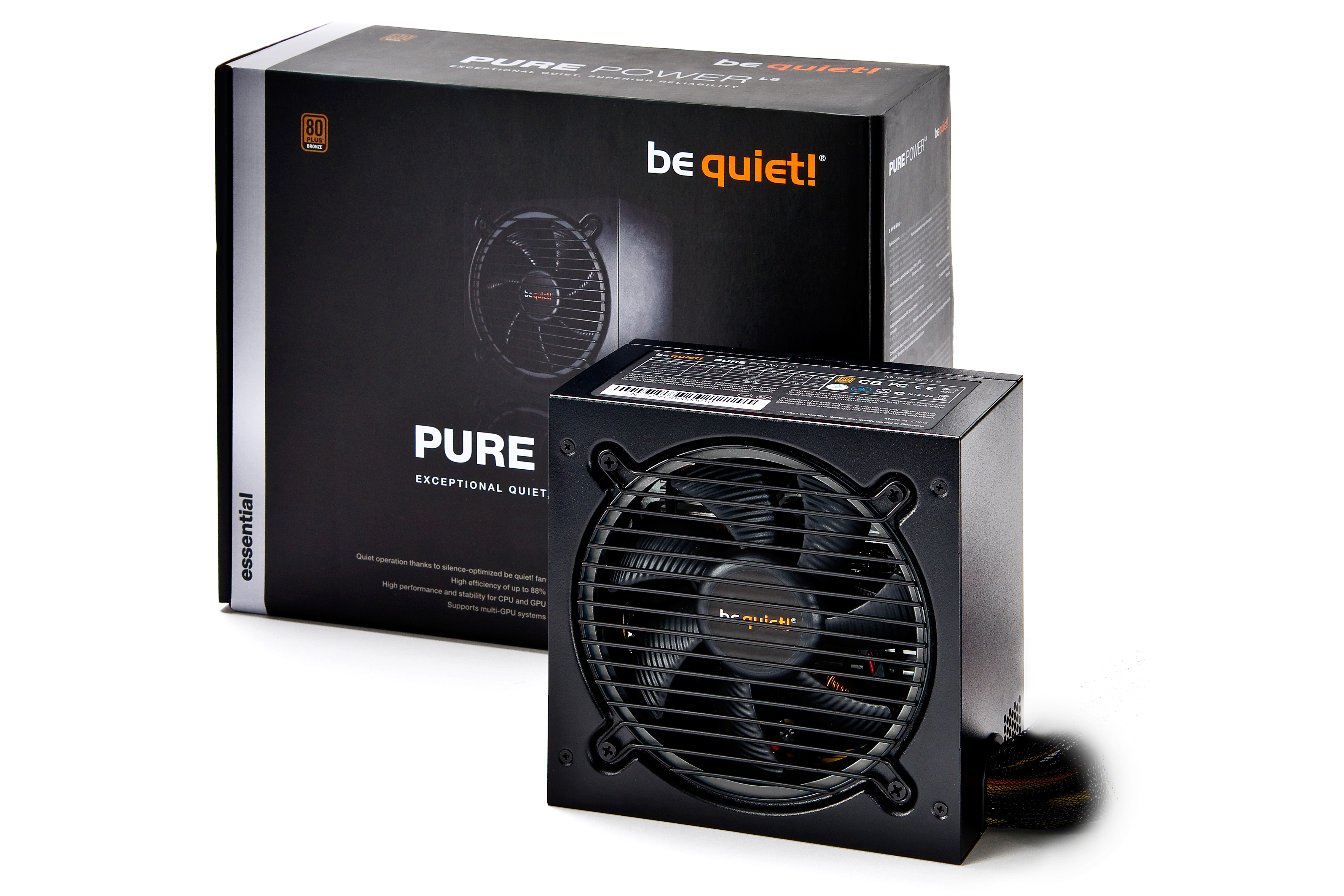 be quiet! Pure Power L8 power supply unit 600 W 20+4 pin ATX ATX Black image 3