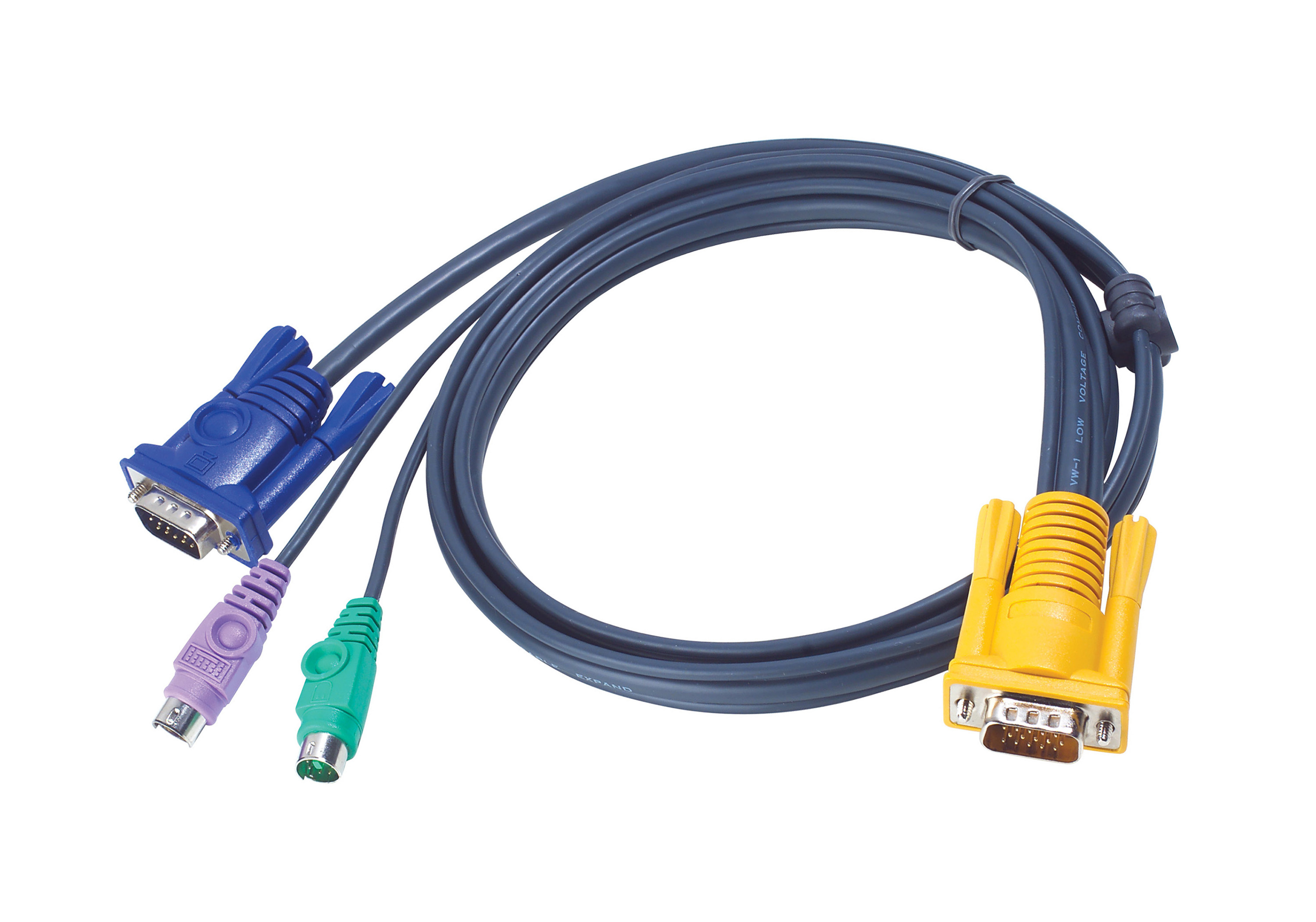 ATEN 3 M PS/2 KVM-kabel med 3-i-1 SPHD
