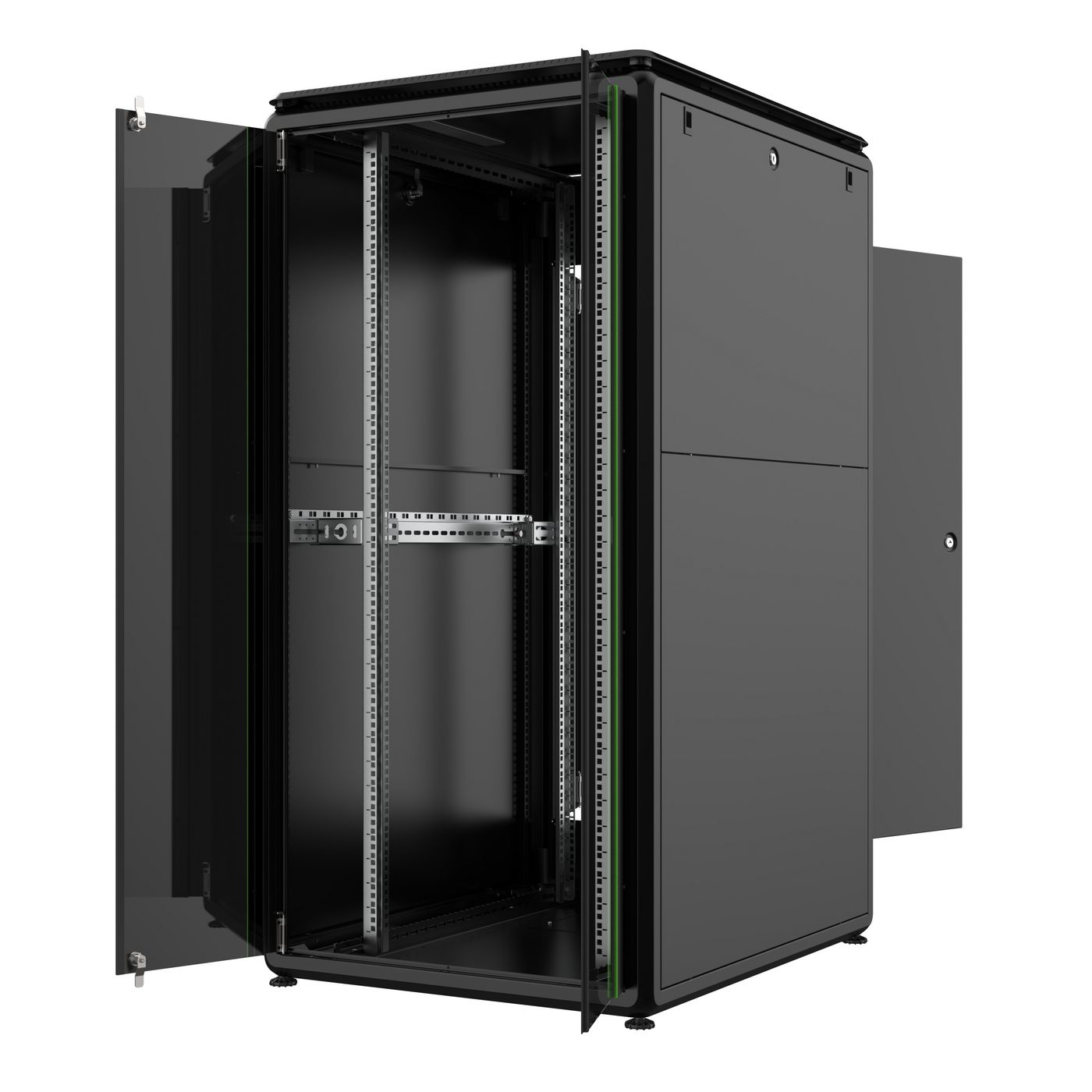 Lanview RDL32U81BL rack cabinet 32U Freestanding rack Black – image 2