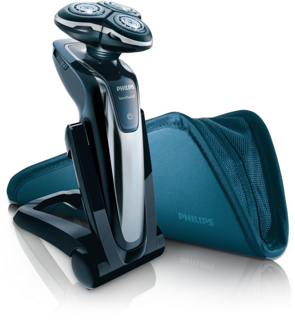 Philips SHAVER Series 9000 SensoTouch RQ1273/16 men's shaver Rotation shaver Trimmer Blue, Silver