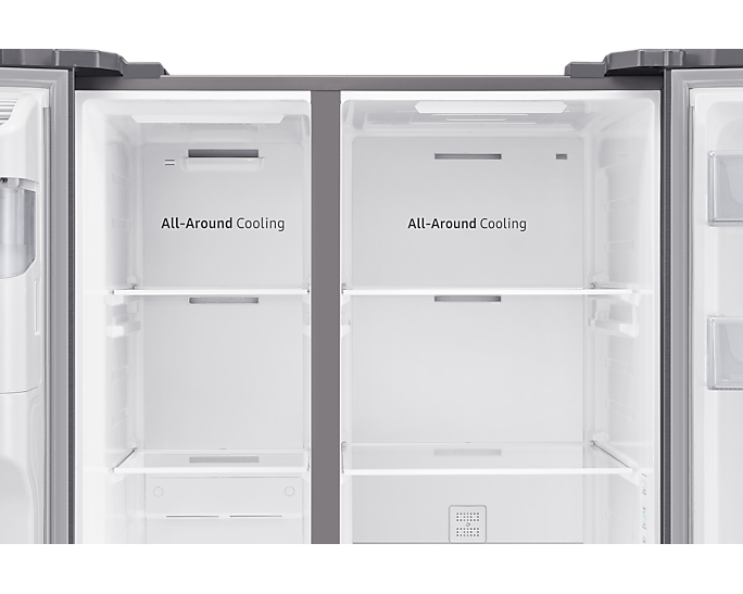 Samsung RS64R5302M9 side-by-side refrigerator Freestanding – image 9