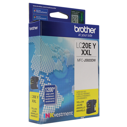 Brother LC20EY ink cartridge 1 pc(s) Original Extra (Super) High Yield Yellow – image 6