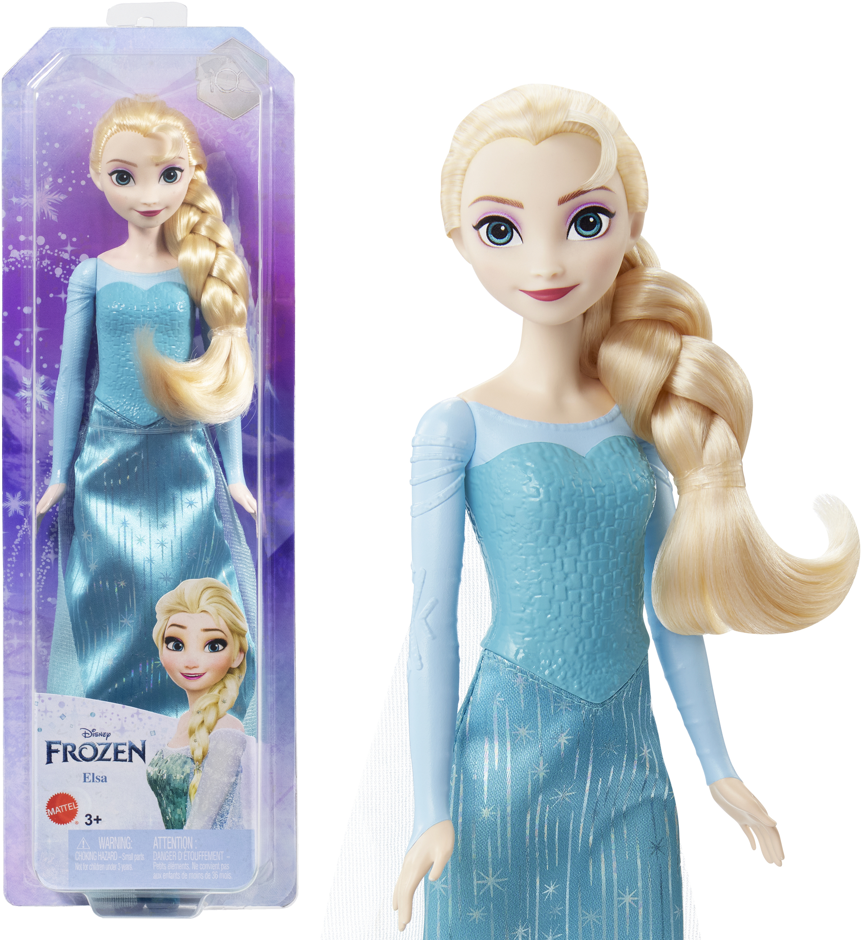 Mattel Disneyn Frozen Elsa -nukke ja asusteita, elokuvan innoittama lelu