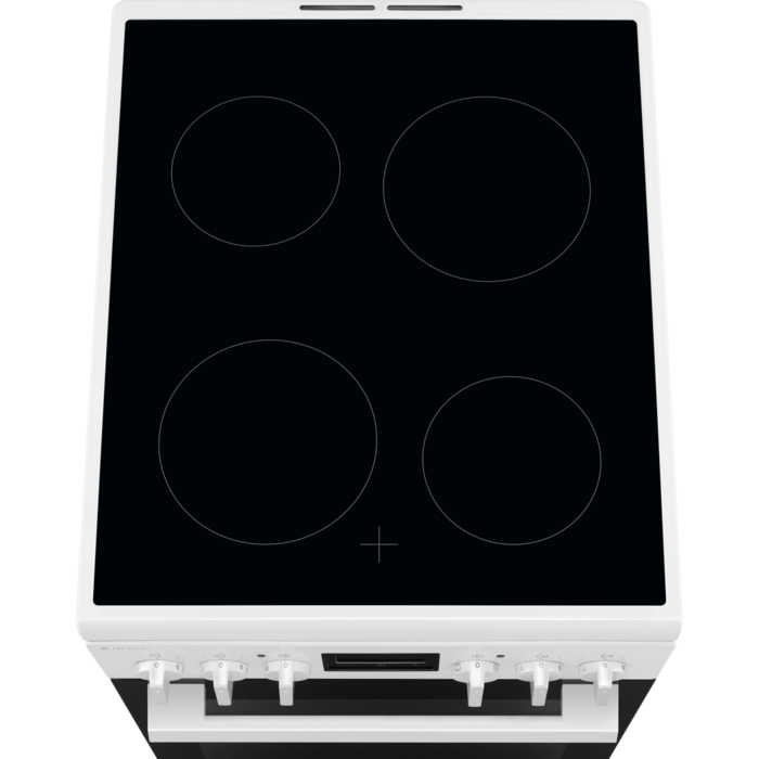 Electrolux LKR540202W Freestanding cooker Electric Ceramic hob Black, White – image 5
