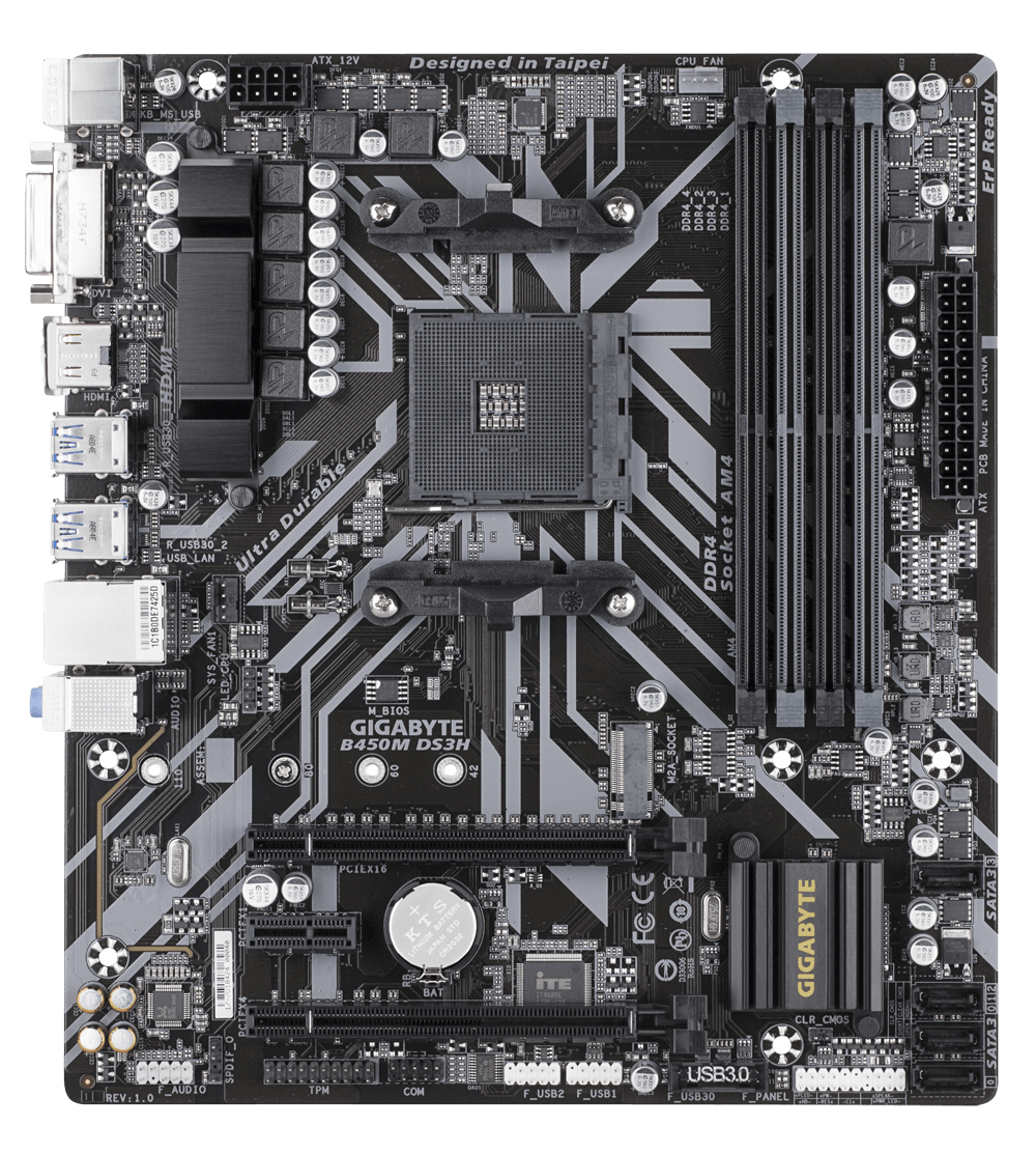 GIGABYTE B450M DS3H – image 5