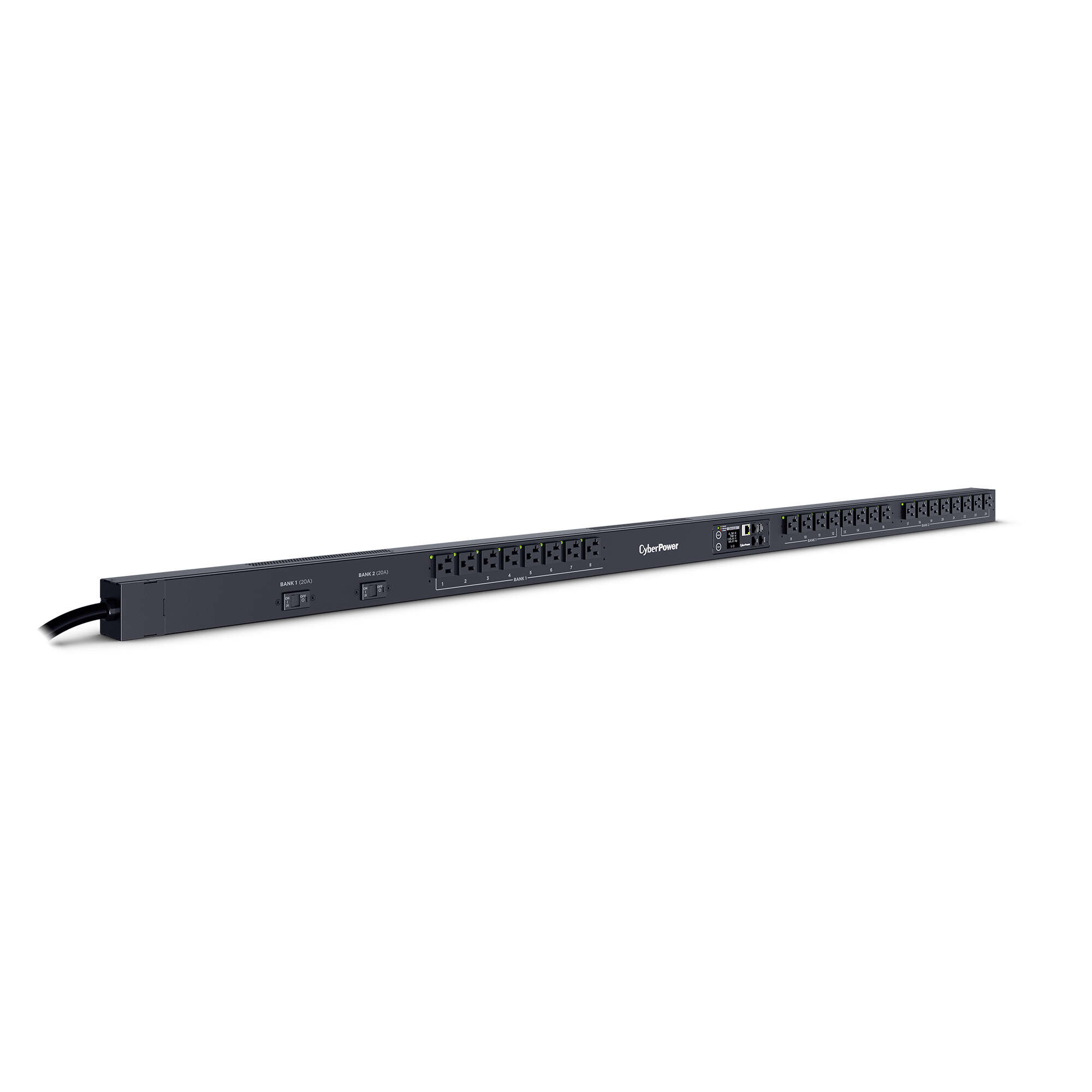 CyberPower PDU41102 power distribution unit (PDU) 24 AC outlet(s) 0U Black – image 2