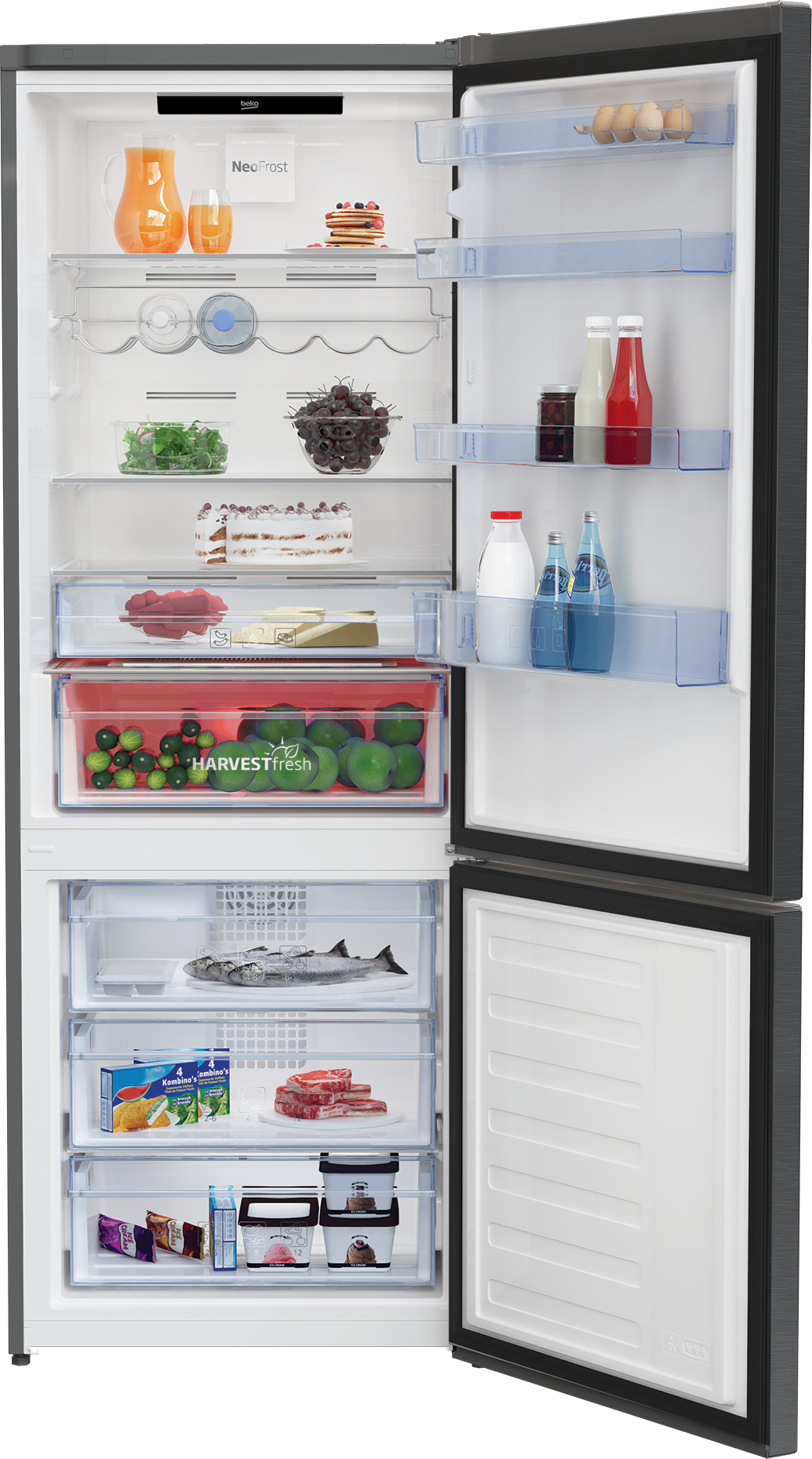 Beko RCNE560E40ZXBRN fridge-freezer Freestanding – image 4