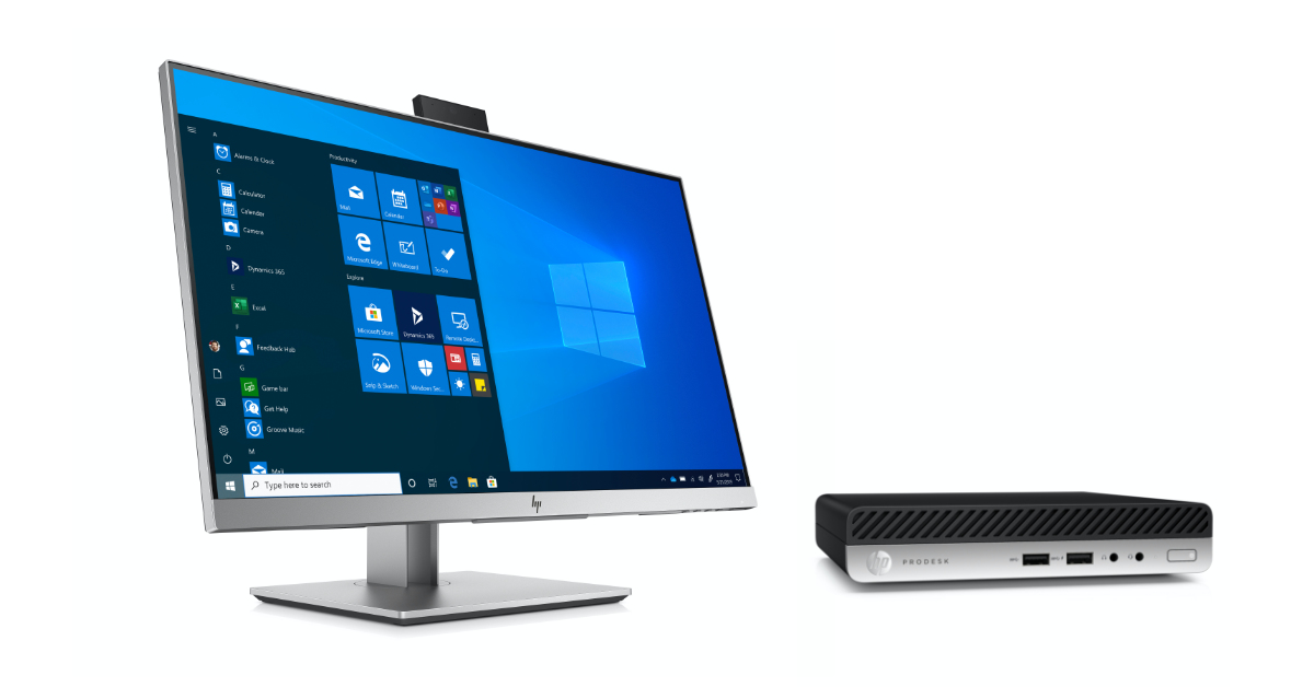 HP 400 G5 + EliteDisplay E243d – image 2