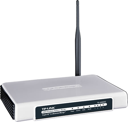 TP-Link TD-W8920G wireless router White