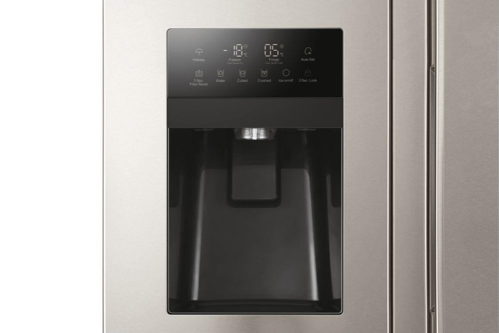 Haier SBS 90 Series 3 HSR3918FIMP side-by-side refrigerator Freestanding – image 7
