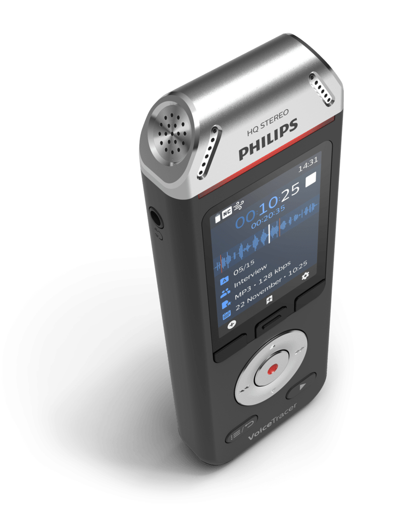 Philips Voice Tracer DVT2810/00 dictaphone Flash card Black, Chrome – image 2