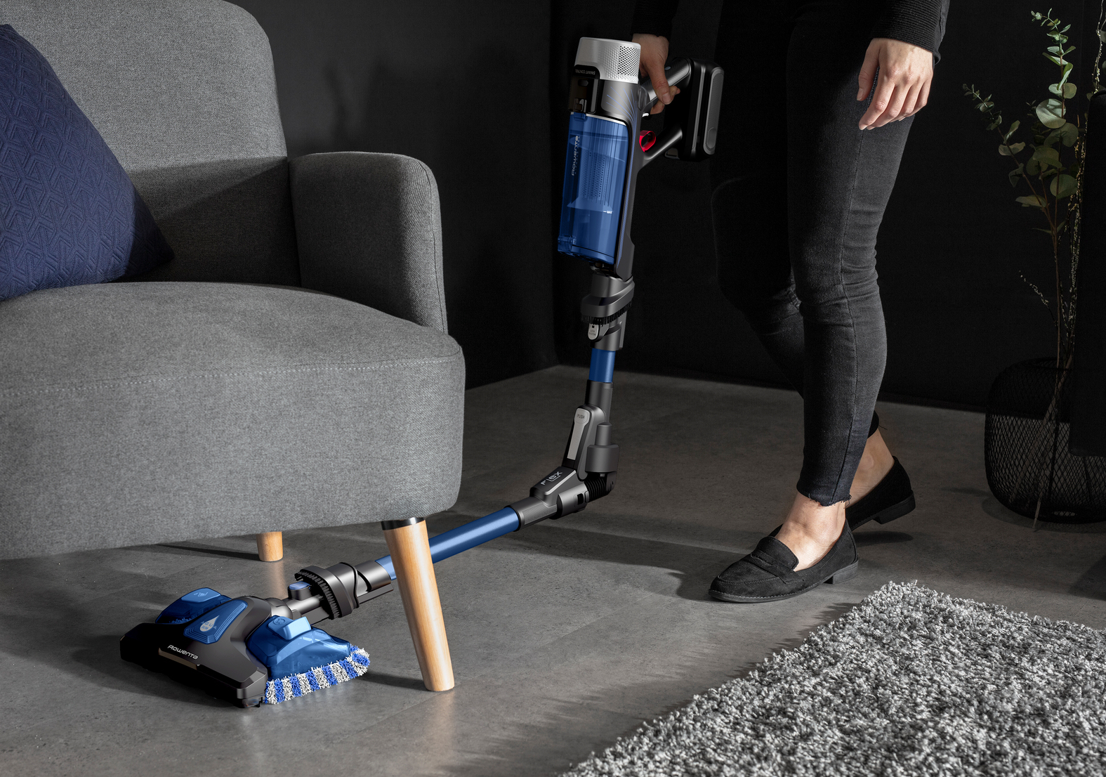 Rowenta RH20C4 2-in-1 stick vacuum Battery Dry&wet Bagless – image 2