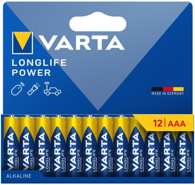 Varta 04903 Batteria monouso Mini Stilo AAA Alcalino