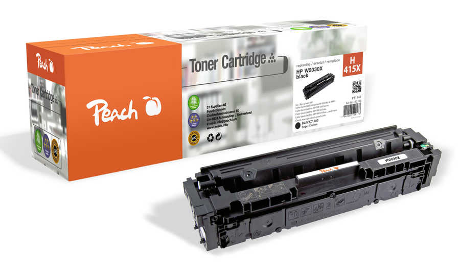 Peach PT1141 toner cartridge 1 pc(s) Compatible Black