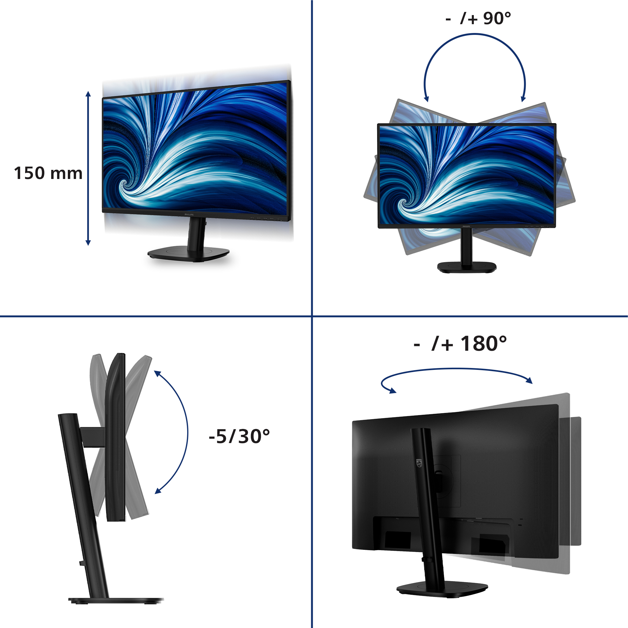 Philips 3000 series 27B2N3200A/69 computer monitor – image 3