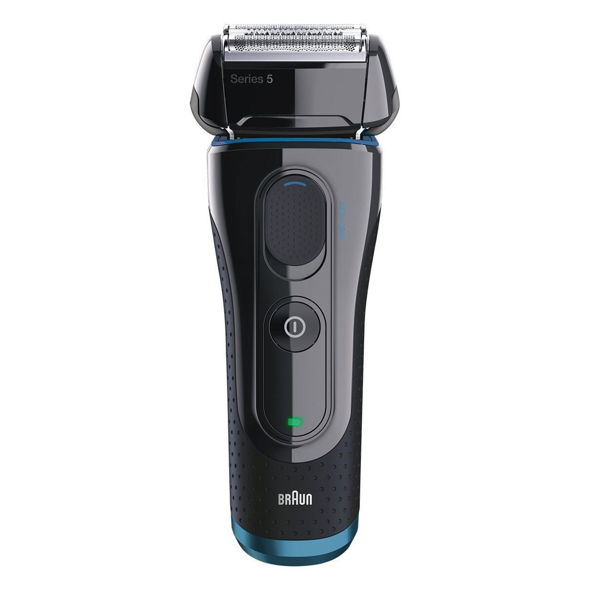 Braun 5040s Foil shaver Trimmer Black, Blue – image 2