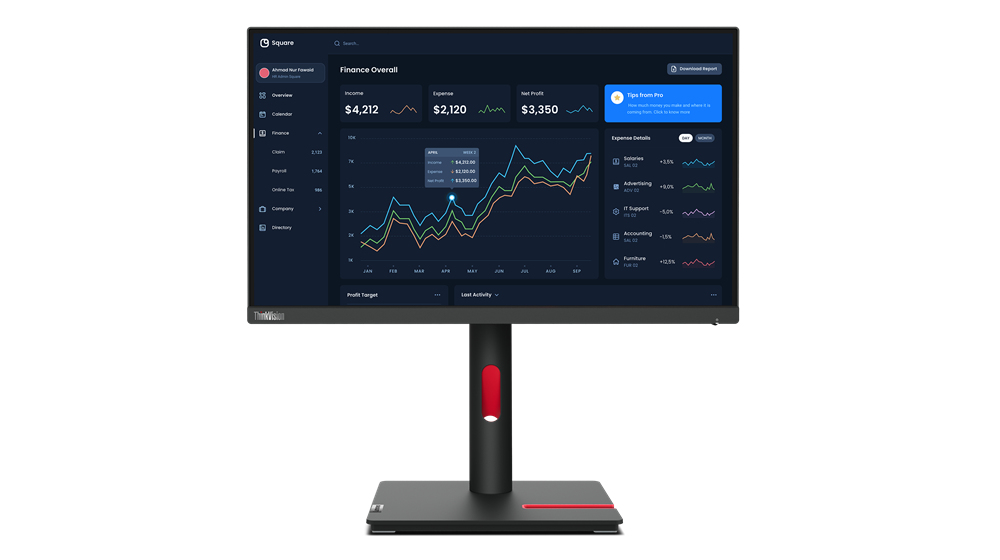 Lenovo ThinkVision T22i-30 computer monitor – image 3