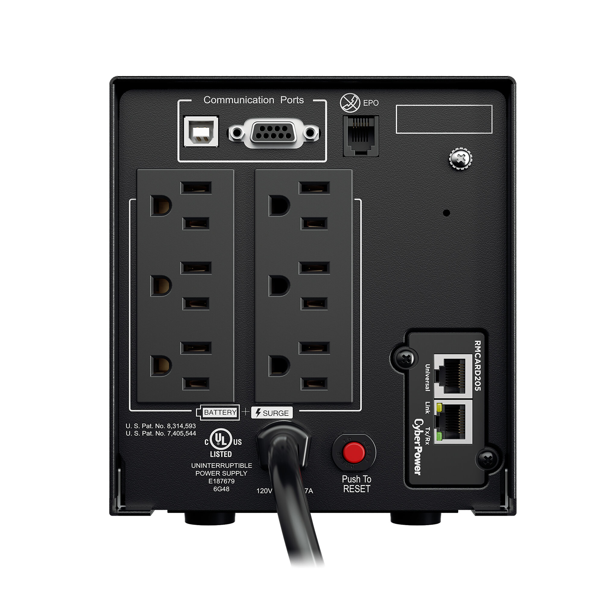 CyberPower PR750LCDN uninterruptible power supply (UPS) Line-Interactive 0.75 kVA – image 3