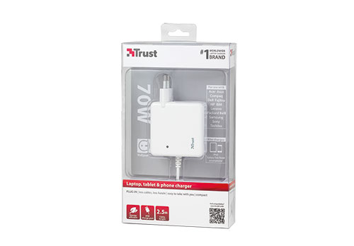 Trust 18822 mobile device charger Universal White AC Indoor – image 3
