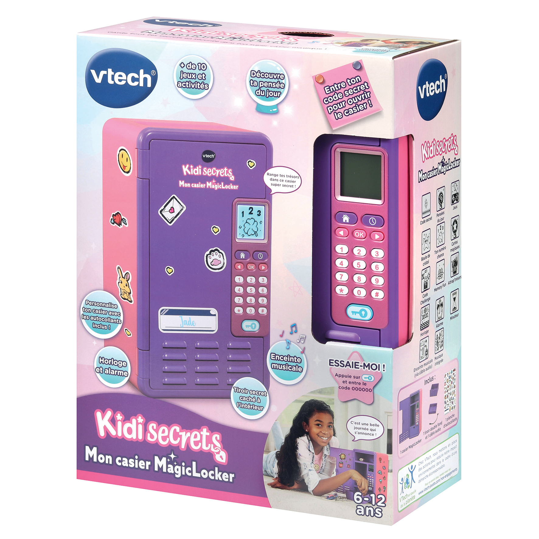 Resim VTech 80-554155 Pembe Plastik Kilitli Dolap Oyuncak