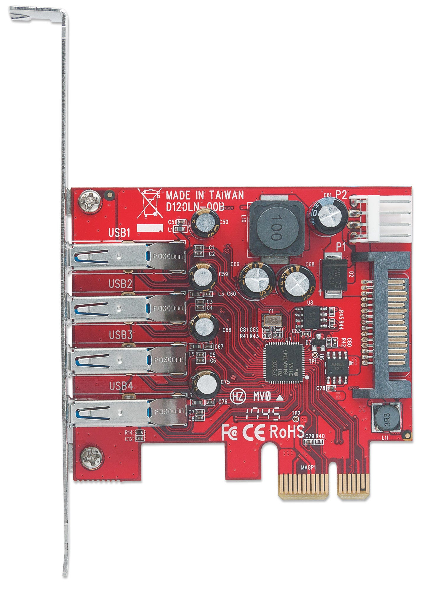 Manhattan 152884 interface cards/adapter Internal USB 3.2 Gen 1 (3.1 Gen 1) – image 3