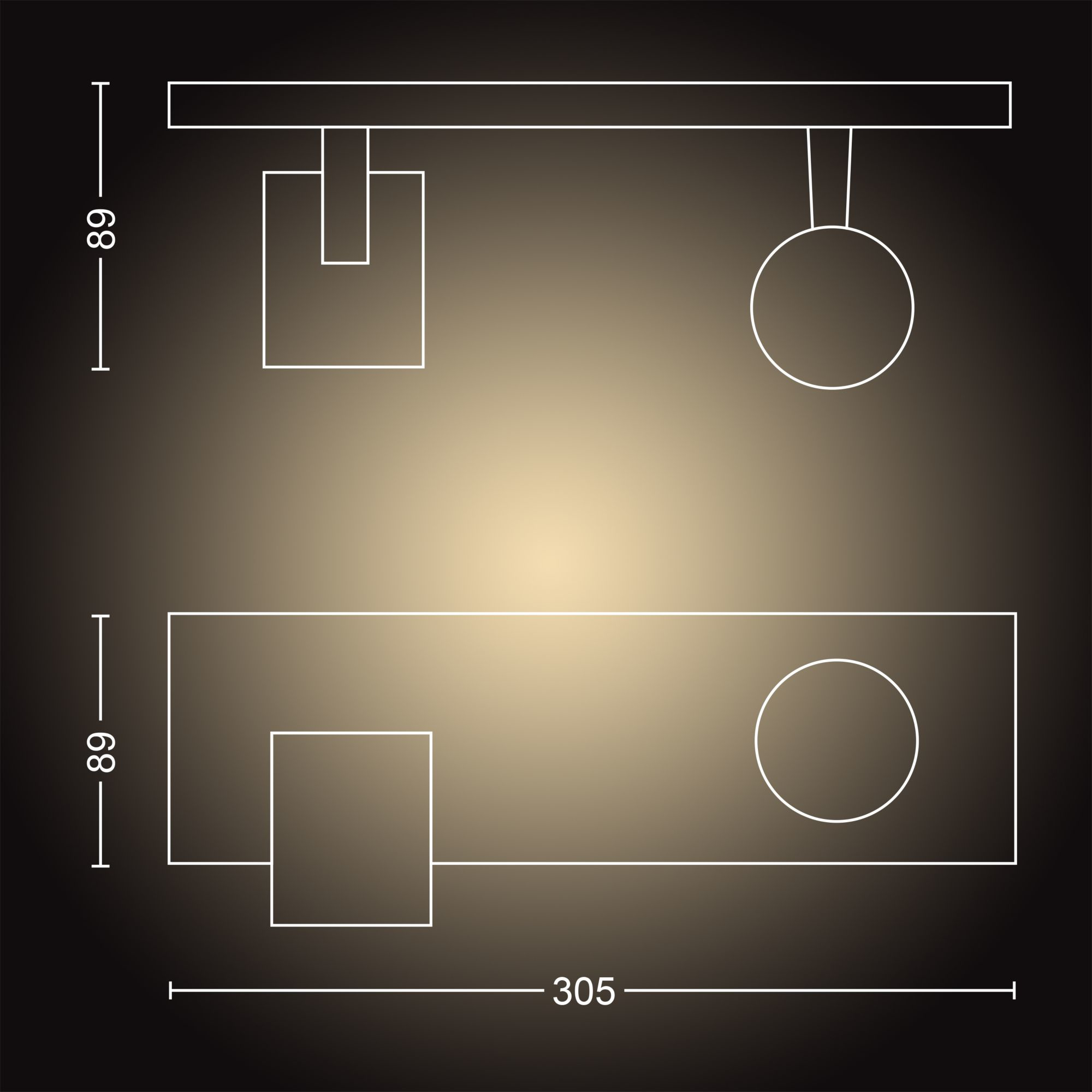 Philips by Signify Philips Hue White ambience Runner double spotlight – image 7