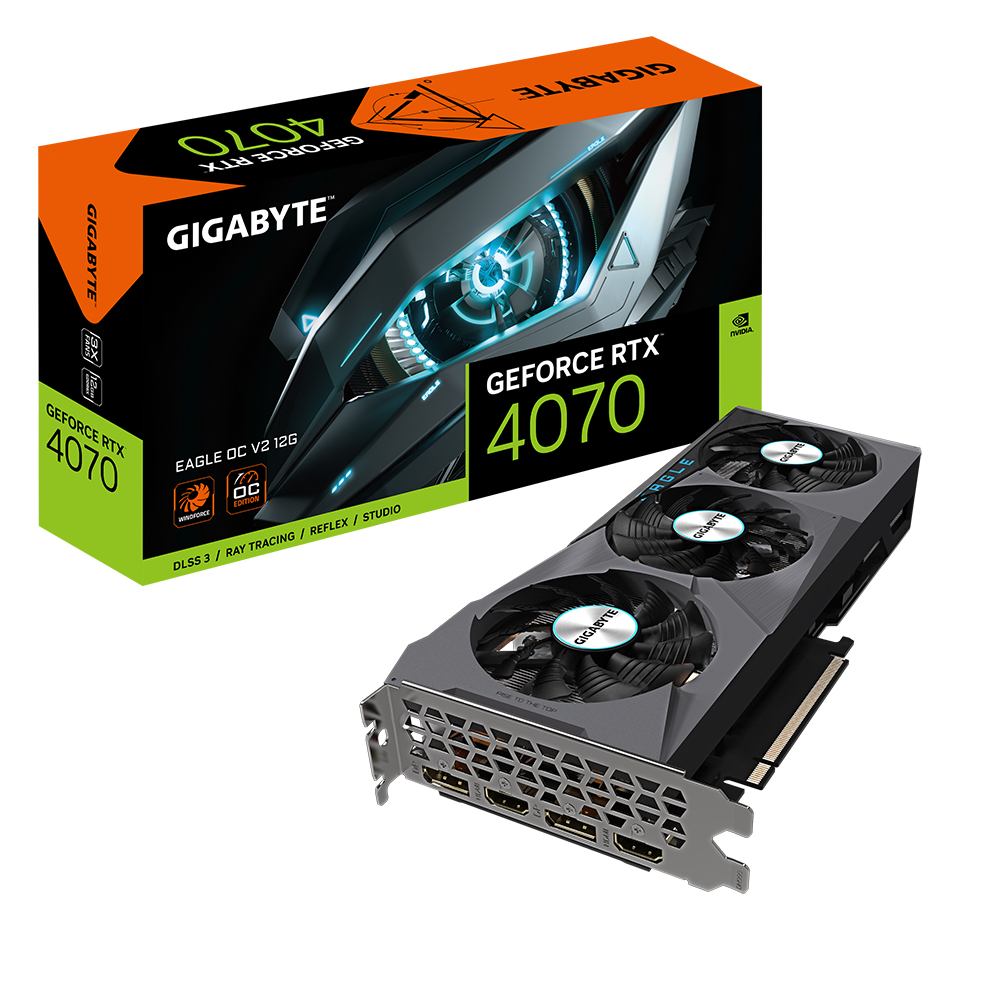 GIGABYTE GeForce RTX 4070 EAGLE OC V2 12G – image 1