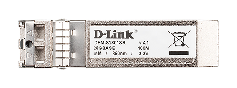 D-Link DEM-S2801SR network transceiver module Fiber optic 25000 Mbit/s SFP28 850 nm – image 1