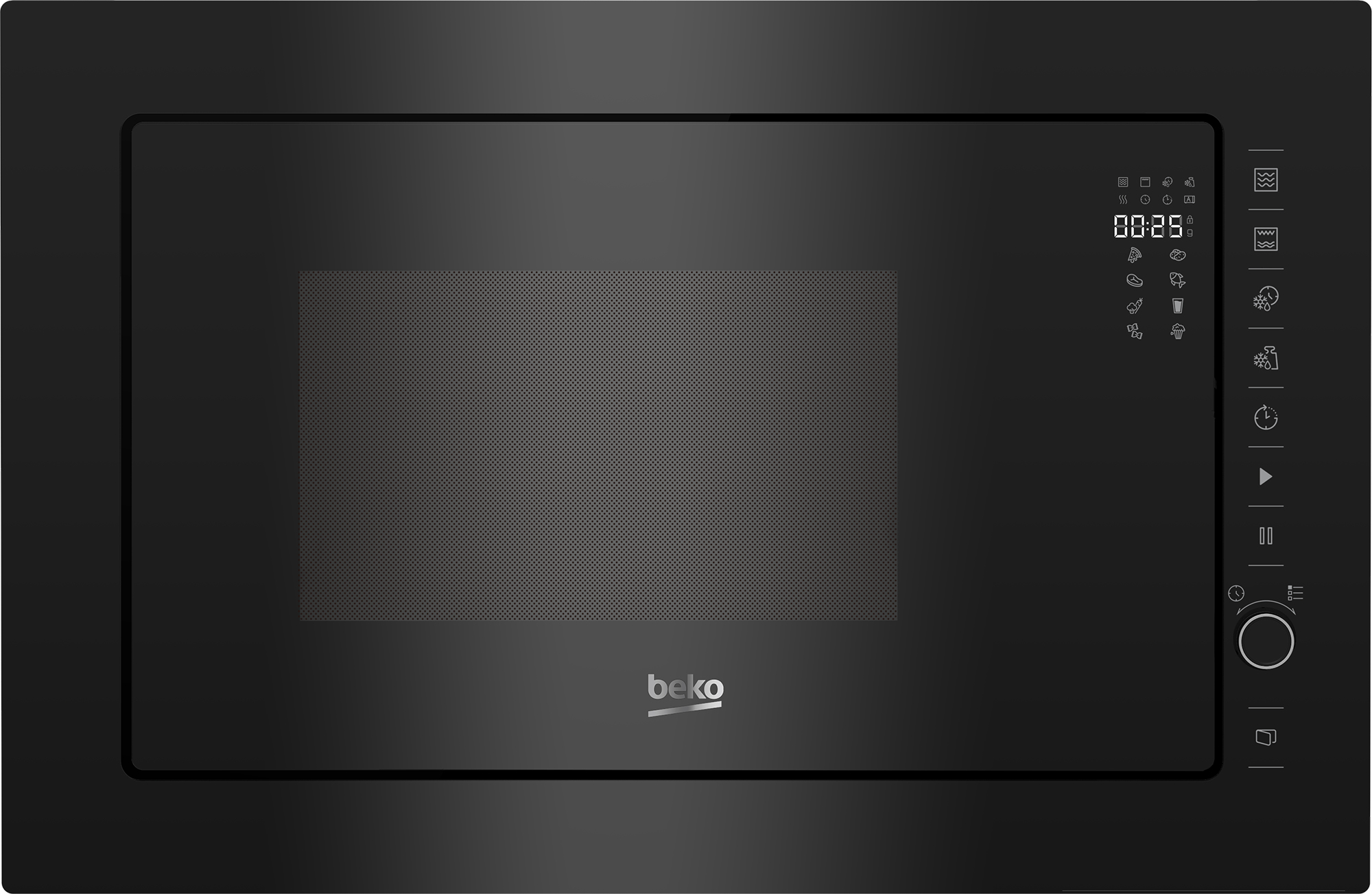 Beko 8897373200 microwave Black Grill microwave Built-in