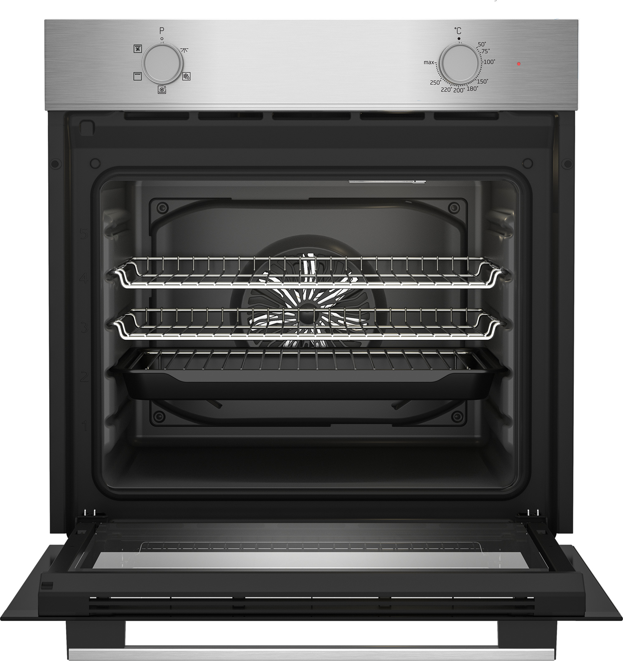 Beko BBSF210SX AeroPerfectTM Fan Built-In Oven & Ceramic Hob Package – image 4