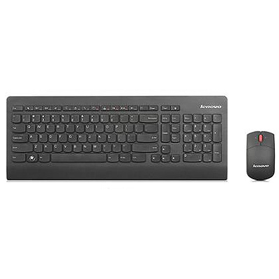 Lenovo 03X8210 keyboard Mouse included RF Wireless QWERTY Danish Black