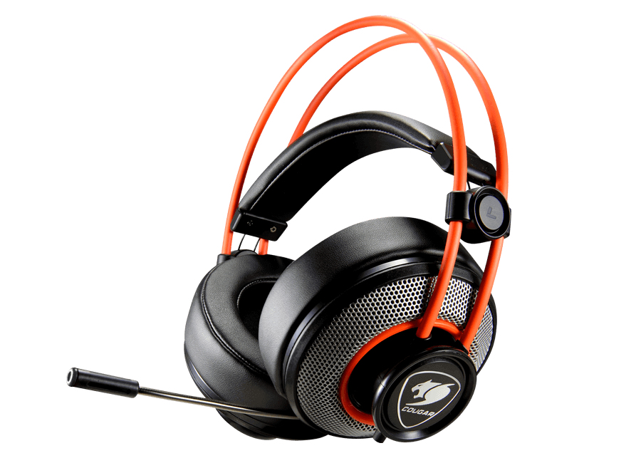 COUGAR Immersa Headset Wired Head-band Gaming Black, Red