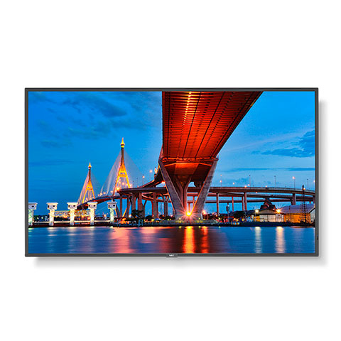NEC MultiSync M651-2 Digital Signage Display 65" 4K UHD 500 cd/m² 24/7 Schwarz