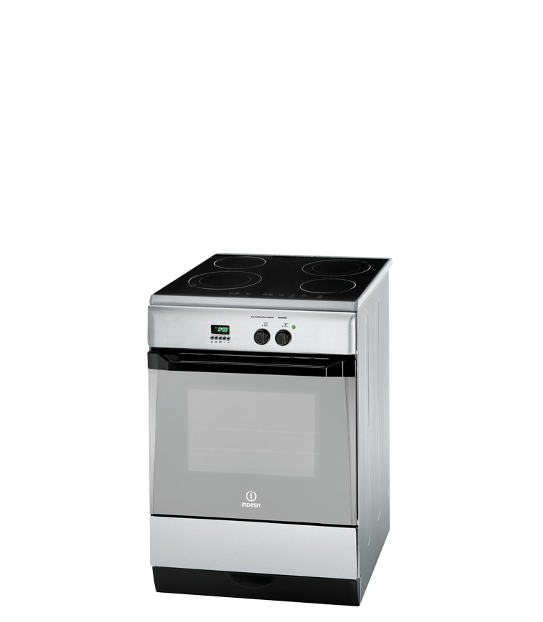 Indesit KN6I66A(X)/FR cooker Freestanding cooker Electric White
