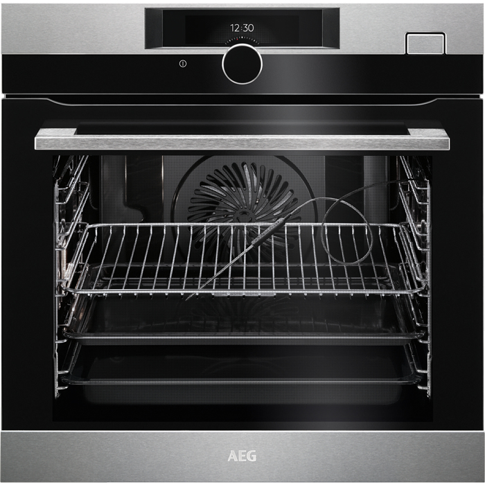 AEG BSK882220M 70 L Black, Stainless steel