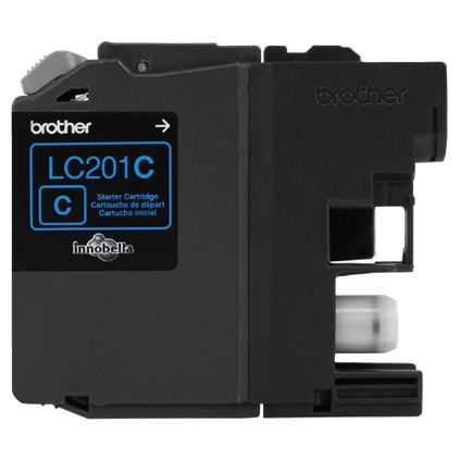 Brother LC201C ink cartridge 1 pc(s) Original Standard Yield Cyan – image 1